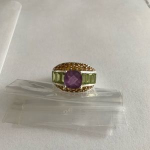 Silver and Amethyst Ring